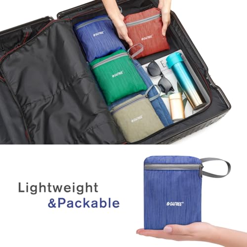 G4Free 10L Hiking Backpack Small Travel Hiking Daypack Lightweight Packable Backpack Casual Foldable Shoulder Bag - color: Blue