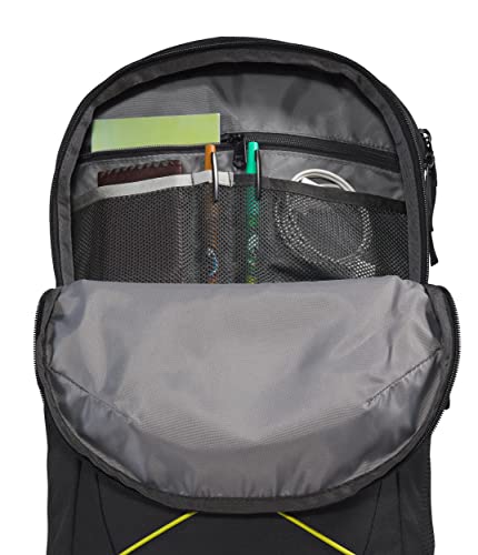 The North Face Jester Everyday Laptop Backpack - PFAS Free - color: Tnf Black Light Heather/Sulphur Spring Green