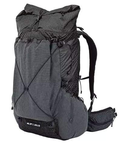 3F UL GEAR 30L+10L UHMWPE Ultralight Waterproof Hiking Backpack Daypack Outdoor Camping Travel Backpack for Men Women (Elegant Black, Large) - color: Elegant Black, size: Large