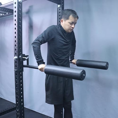 AHTAPFON Nordic Leg Roller for Rack Mounted,Bulgarian Split Squat Accessories,Nordic Hamstring Curl Attachment,Home Gym Equipment for uprights ranging from 2" to 4" wide - size: 5/8″-16mm Hole