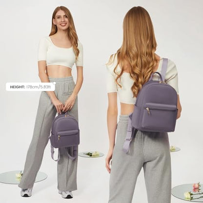LOVEVOOK Backpack for Women Light Weight Waterproof Backpack Purses Daily Backpack… | Light Weight - color: Purple-grey