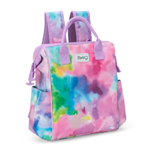 Swig Life Packi Backpack Cooler, Insulated Cooler, Waterproof Beach Bag, 24 Cans, Lightweight Insulated Coolers - color: Cloud Nine