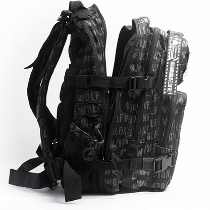 Lone Wolf Fitness Gen 3 Sports Backpack 35L Midnight Black, Water Resistant, 1000D High-grade Polyester