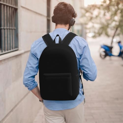 MZERSE Stylish Travel Backpack Black, Lightweight Printed Daypack, Multi Pocket Bag for Commute, Trips and Outdoor Activities - color: Pattern (1117)