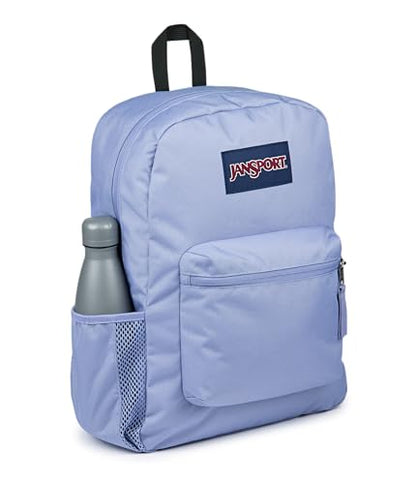 JanSport Cross Town Backpack - Simple Bag for Everyone with 1 Main Compartment, Front Utility Pocket - Premium Class Accessories - Lavender Ash - color: Lavender Ash