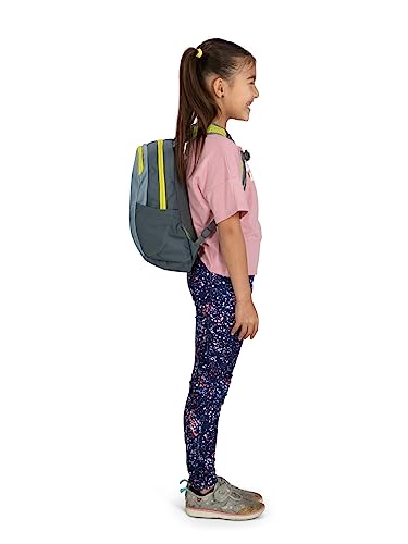 Osprey Daylite Jr. Kids' Commuter Backpack, Slate Grey/Tungsten - color: Slate Grey/Tungsten