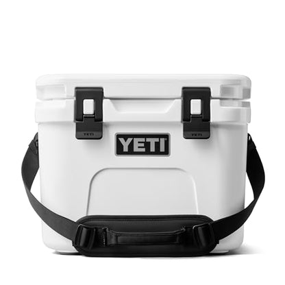YETI Roadie 15 Hard Cooler with DoubleDuty Shoulder Strap - color: White
