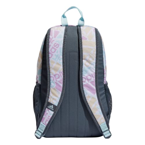 adidas Young BTS Creator 2 Backpack DISCONTINUED - color: Adi Multi Collage/Onix Grey/Almost Blue