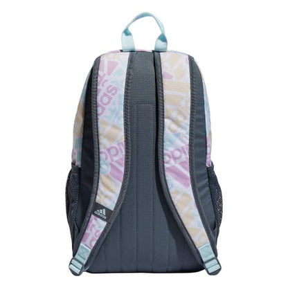 adidas Young BTS Creator 2 Backpack DISCONTINUED - color: Adi Multi Collage/Onix Grey/Almost Blue