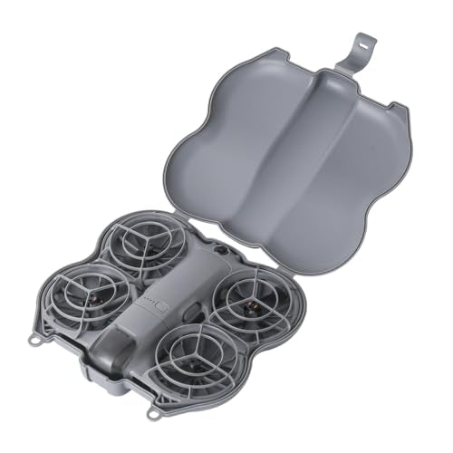 Travel Waterproof Case for DJI Neo 2 Fly More Combo Accessories, Hard Compact Protective Storage Bag, Shockproof Dust-proof for Neo 2 Backpack Transport Outdoor Use (gray) - color: gray