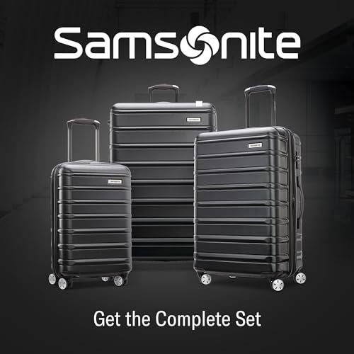 Samsonite Omni 2 28-Inch Large Checked Hardside Luggage with 360° Spinner Wheels - Scratch Resistant Hardshell - TSA Lock - Expandable Polycarbonate Shell for Lightweight Travel - Midnight Black - color: Midnight Black, size: Checked-Large Spinner