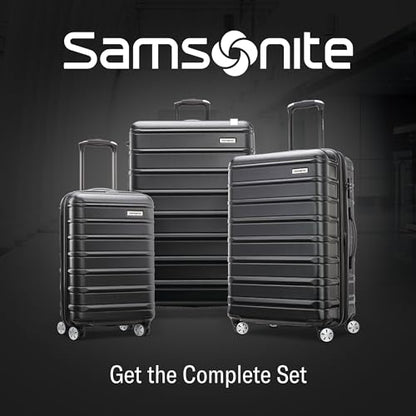 Samsonite Omni 2 28-Inch Large Checked Hardside Luggage with 360° Spinner Wheels - Scratch Resistant Hardshell - TSA Lock - Expandable Polycarbonate Shell for Lightweight Travel - Midnight Black - color: Midnight Black, size: Checked-Large Spinner