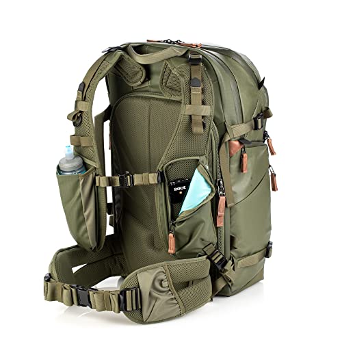 Shimoda Explore v2 30 Starter Kit, Mid-Size Outdoor Photography Travel Backpack w/Medium Mirrorless Core Unit, Carry-On Ready Adventure Pack, Anti-Theft Camera Access, 16" Laptop Sleeve, Army Green
