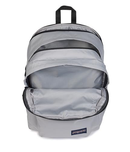 JanSport Main Campus Backpack - Travel or Work Backpack with 15-Inch Laptop Sleeve and Dual Water Bottle Pockets, Grounded Grey - color: Grounded Grey