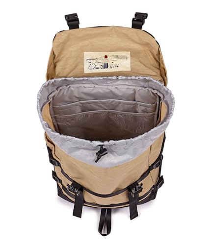 JanSport Skip Pack Backpack – 28L Capacity, Fits 13.5" Laptop, Large Main Compartment, Side Water Bottle Pocket – Ideal for Work & Travel, Travertine - color: Travertine