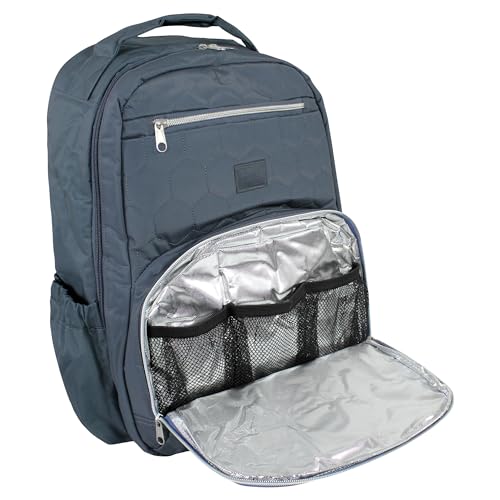 Hudson Baby Unisex Baby Premium Diaper Bag Backpack and Changing Pad, Blue, One Size - color: Blue