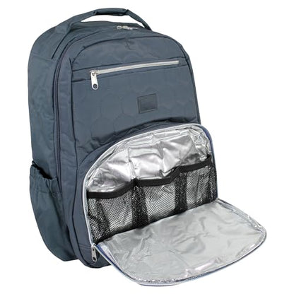 Hudson Baby Unisex Baby Premium Diaper Bag Backpack and Changing Pad, Blue, One Size - color: Blue