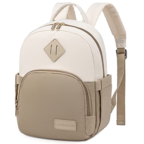 LOVEVOOK Backpack for Women Light Weight Waterproof Backpack Purses Daily Backpack… | Light Weight - color: Khaki-cream