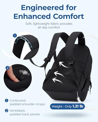 BAGSMART Travel Laptop Backpack, College Backpack for Women, Quilted Small Computer Bookbag, Water-Resistant 15.6 Inch Laptop Casual Bag, Purple - color: 10-rose Purple