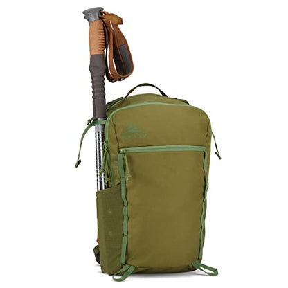 Kelty Asher Backpack, Daypack to Multi-Day Backpacking Capacity, Hiking, Lightweight Travel Pack, Internal Frame (18L Moss) - color: Winter Moss/Dill, size: 18L