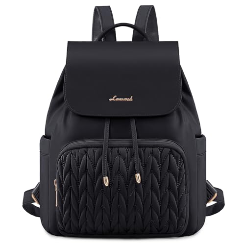 LOVEVOOK Mini Backpack for Women,Small Backpack Purse for Travel Work Cute Backpack Daypack With Anti-theft Pocket Mini Bag for Daily College Shopping - color: Black, size: 13 inch