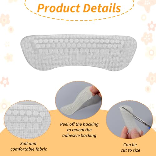 4 Pcs Shoulder Bag Straps Gripper Anti-Slip, Silicone Purse Shoulder Strap Grippers for Bags, Non-Slip Convex Dots Strap Gripper Holder for Men, Women Handbag Gummy - color: clear