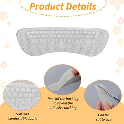 4 Pcs Shoulder Bag Straps Gripper Anti-Slip, Silicone Purse Shoulder Strap Grippers for Bags, Non-Slip Convex Dots Strap Gripper Holder for Men, Women Handbag Gummy - color: clear