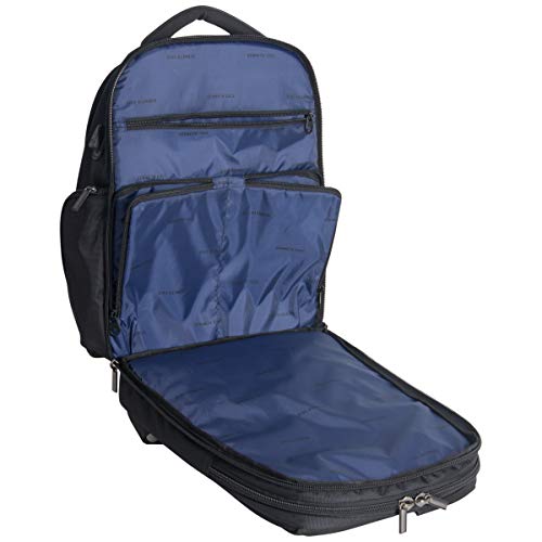 Kenneth Cole Reaction ProTec Travel Business Backpack 17" Laptop Computer TSA Checkpoint-Friendly Bookbag With USB Port, Black - style: Backpack