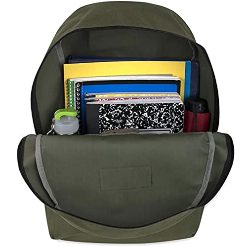 Trail maker Backpack with School Supplies for Kids - 20 Piece Back to School Supplies with 17" Backpack (Green Pack) - color: Green Pack