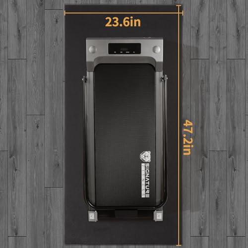 PROIRON Heavy Duty Exercise Equipment Mat, Treadmill Mat - 45"x32", 48"x24", 78"x36" - Floor Protector for Home Gym, Exercise Bike, Weight Bench, Rowing Machine, Cross Trainer - size: 48"x24"
