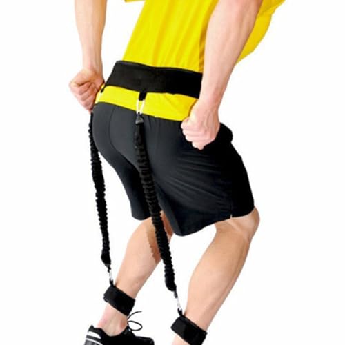 ORFOFE Professional Resistance Bands Ankle Straps Set Reusable Fitness Tube Bands for Leg Strength Training and Vertical Jump Exercise for Home Workout