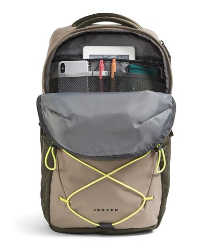 The North Face Jester Everyday Laptop Backpack - PFAS Free - color: Cavern Grey/New Taupe Green