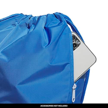 adidas Ready Sackpack – Drawstring Backpack Gym Bag, 13L - color: Ray Blue/Crystal Sky Blue