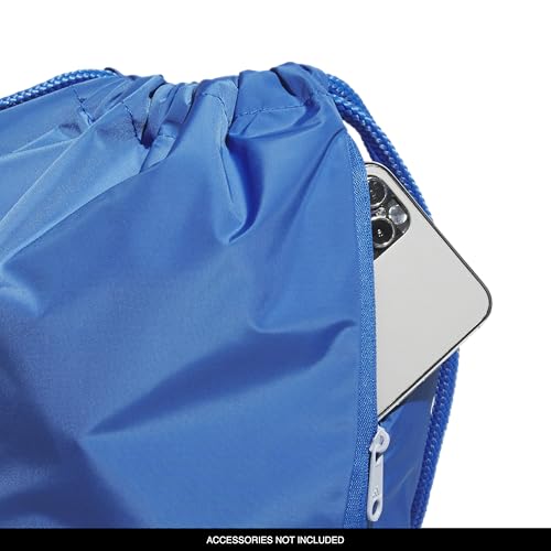 adidas Ready Sackpack – Drawstring Backpack Gym Bag, 13L - color: Ray Blue/Crystal Sky Blue
