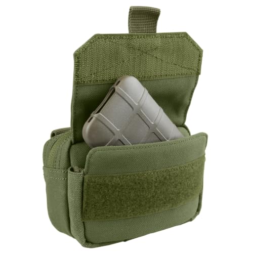 CondorRadio Pouch - color: Coyote Brown, size: 5.5" W x 3.5" H x 2.5" D