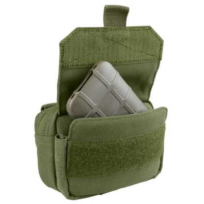 CondorRadio Pouch - color: Coyote Brown, size: 5.5" W x 3.5" H x 2.5" D