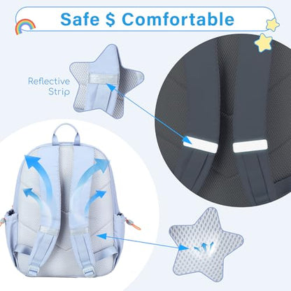 CAMTOP School Backpack for Girls, 15.6 Inch Teen Girls Casual Backpack High Middle School Daypack Women Daily Travel Laptop Bag - color: Blue, size: 16Inch-Teen