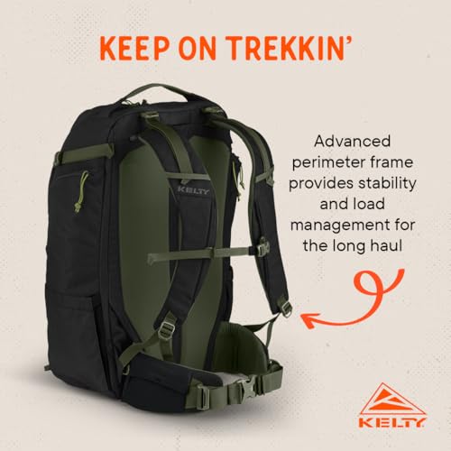 Kelty | Redwing Traveler Backpacks, Travel Pack for Adventure Travel - color: Black, size: 50L