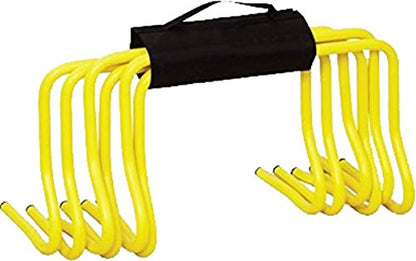 Set of 6 Speed Agility 6" Hurdles with Carry Strap