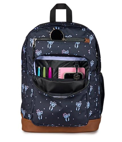 JanSport Cool Backpack with 15-inch Laptop Sleeve, Large Computer Bag Rucksack with 2 Compartments, Ergonomic Straps, Pastel Petals - Black - color: Pastel Petals Black/Blue/Pink/Green