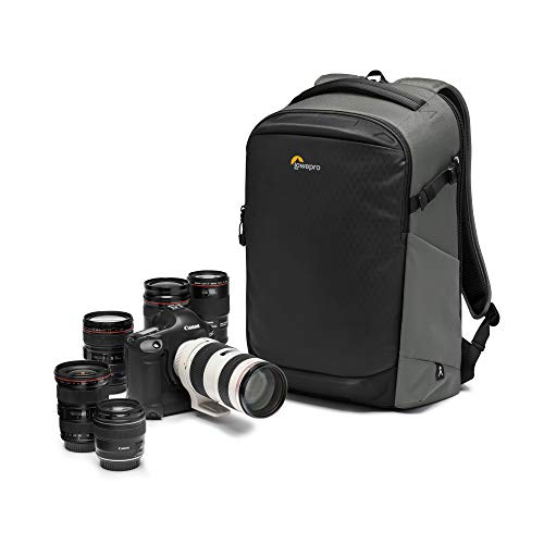 Lowepro Flipside BP 400 AW III Mirrorless and DSLR Camera Backpack - Dark Grey - with Rear Access - with Side Access - with Adjustable Dividers - for Mirrorless Like Sony α7 - LP37353-PWW - color: Dark Grey