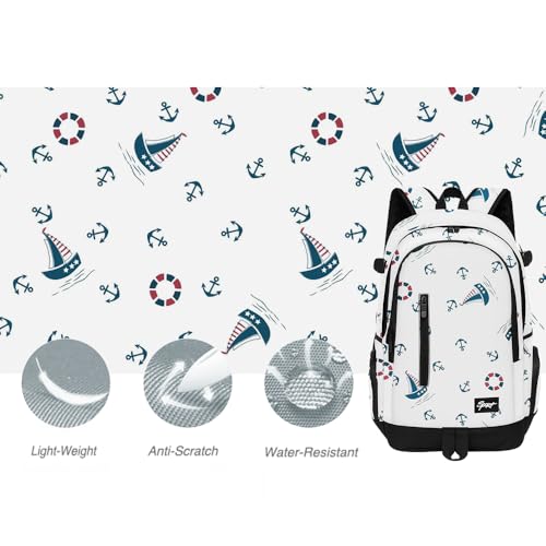 rickyh style School Backpack Travel Bag for Men & Women Lightweight College Back Pack with Laptop Compartmen - color: 01xc