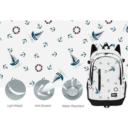 rickyh style School Backpack Travel Bag for Men & Women Lightweight College Back Pack with Laptop Compartmen - color: 01xc