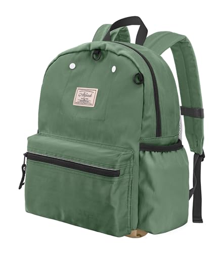 Kids Backpack for Boys: Boys Backpack 6-10 - Kindergarten Elementary School Bookbag for Boy - color: Broccoli, style: Ages 6-10 (15" H Fit A4 Folder)