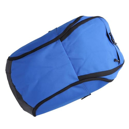 Basketball Backpack with Laptop Compartment and Wet Dry Segregation Water Lightweight Oxford Sports Backpack for Exercise Supplies and Gym - color: Blue