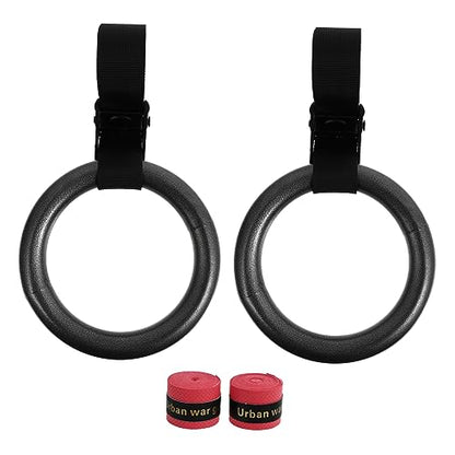 balacoo Portable Workout Ring Set Gymnastics Ring Home Gym Equipment Random Color