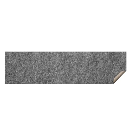 VEVOR 2' x 8' Non-Slip Rug Pad Gripper - 1/4" Thick Polyester Felt & Latex Backing Padding Cushion for Area Carpet Runner Hardwood Floors Living Room - Grey - size: 2'1" x 7'11" (Rectangular)