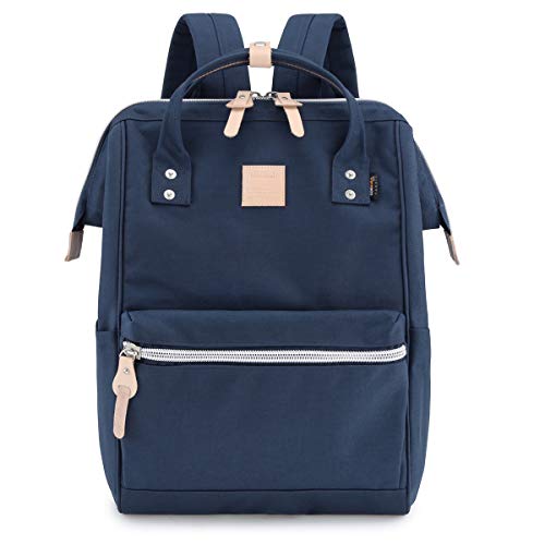 himawari Large Travel Backpack with Laptop Compartment 17 Inch Roomy Doctor Bag College backpack for Women&Men-Not include USB Port(1882-Navy blue&plus) - color: Xx-navy Blue, size: Large