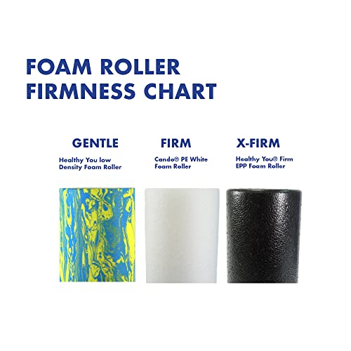 Low Density Soft/Medium Foam Physical Therapy Roller (12" Full Round) - size: 12" Full Round