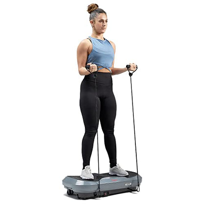 Sunny Health & Fitness Fitboard Vibration Platform Exercise Machine with Multiple Speed Settings and Vibration Modes for Multipurpose Workouts - size: 3D